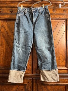 Veronica Beard Dylan Cuffed Jeans 30